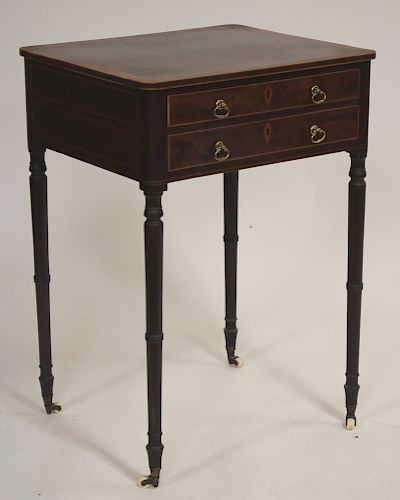19TH C. REGENCY-STYLE MAHOGANY 2