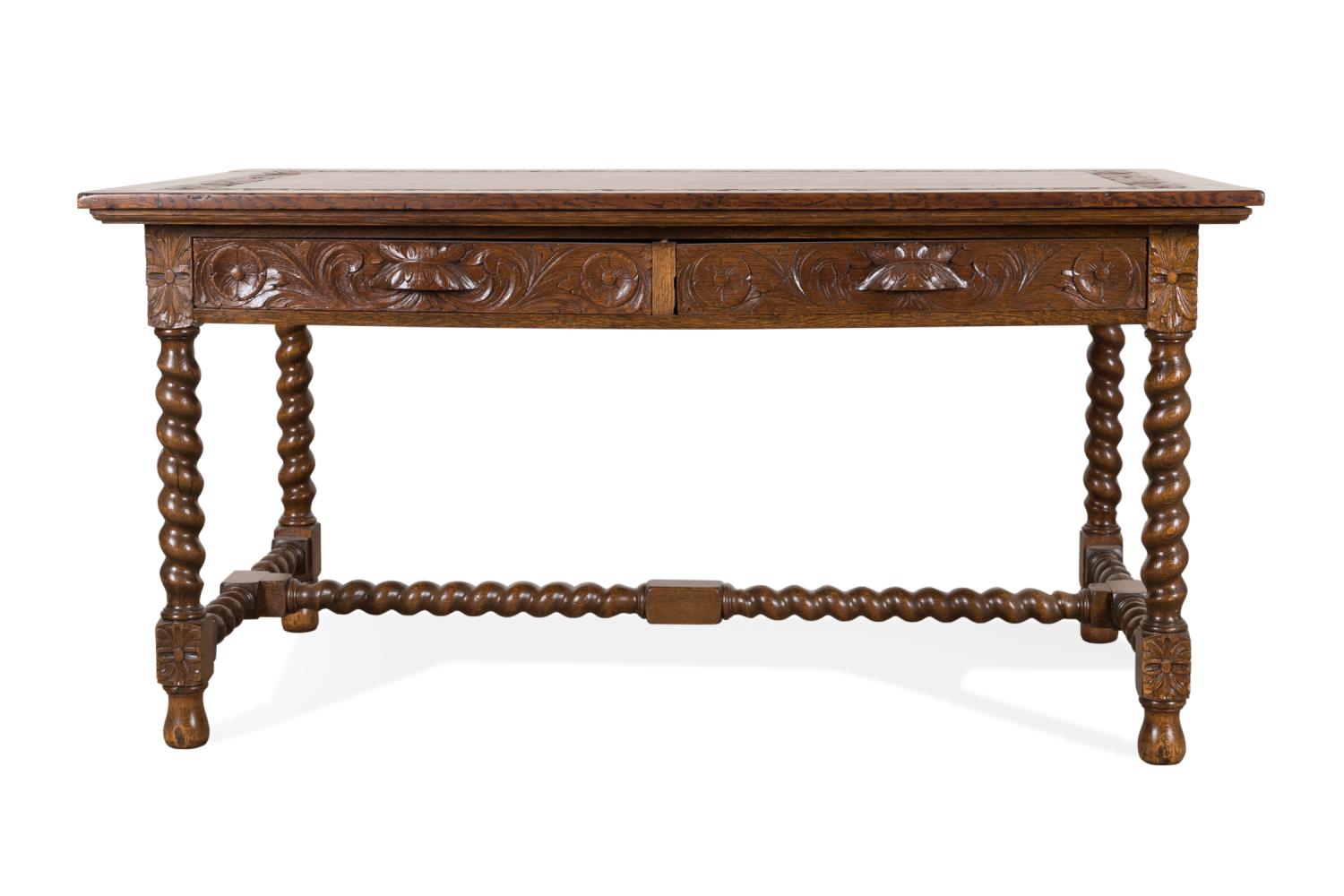 19TH C. RENAISSANCE REVIVAL OAK