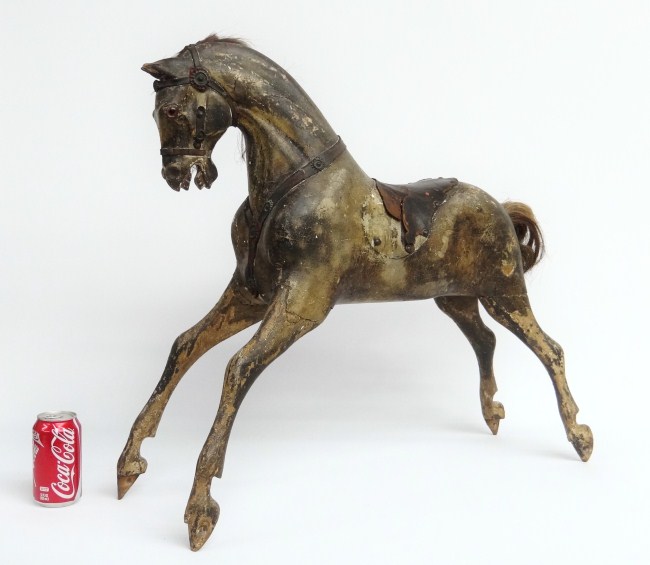 19th c. rocking horse in