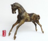 19th c. rocking horse in outst