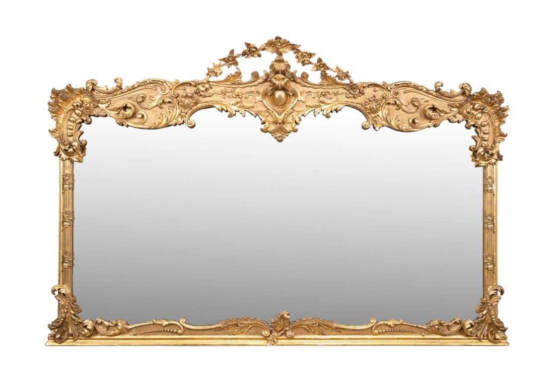 19TH C. ROCOCO REVIVAL GILTWOOD