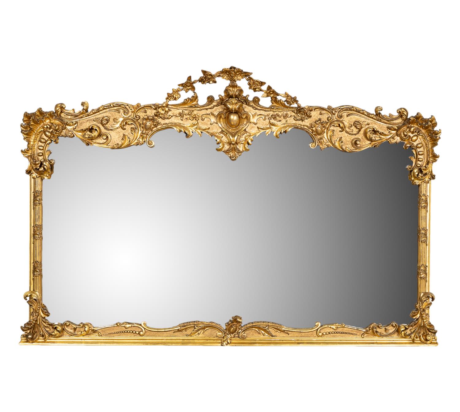 19TH C. ROCOCO REVIVAL GILTWOOD