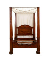 19TH C. ROCOCO REVIVAL MAHOGAN