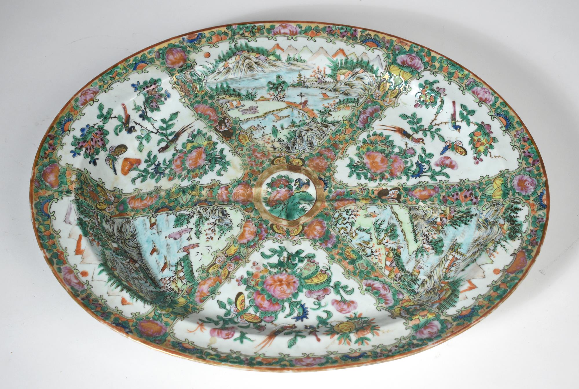 19TH C. ROSE MEDALLION WELL AND