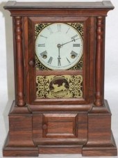 19TH C ROSEWOOD VENEERED CONN.