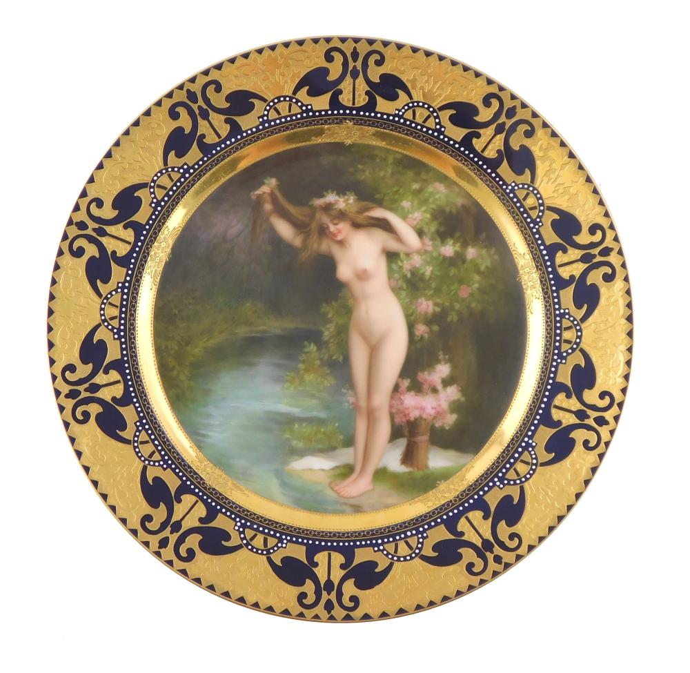 19TH C. ROYAL VIENNA HAND-PAINTED