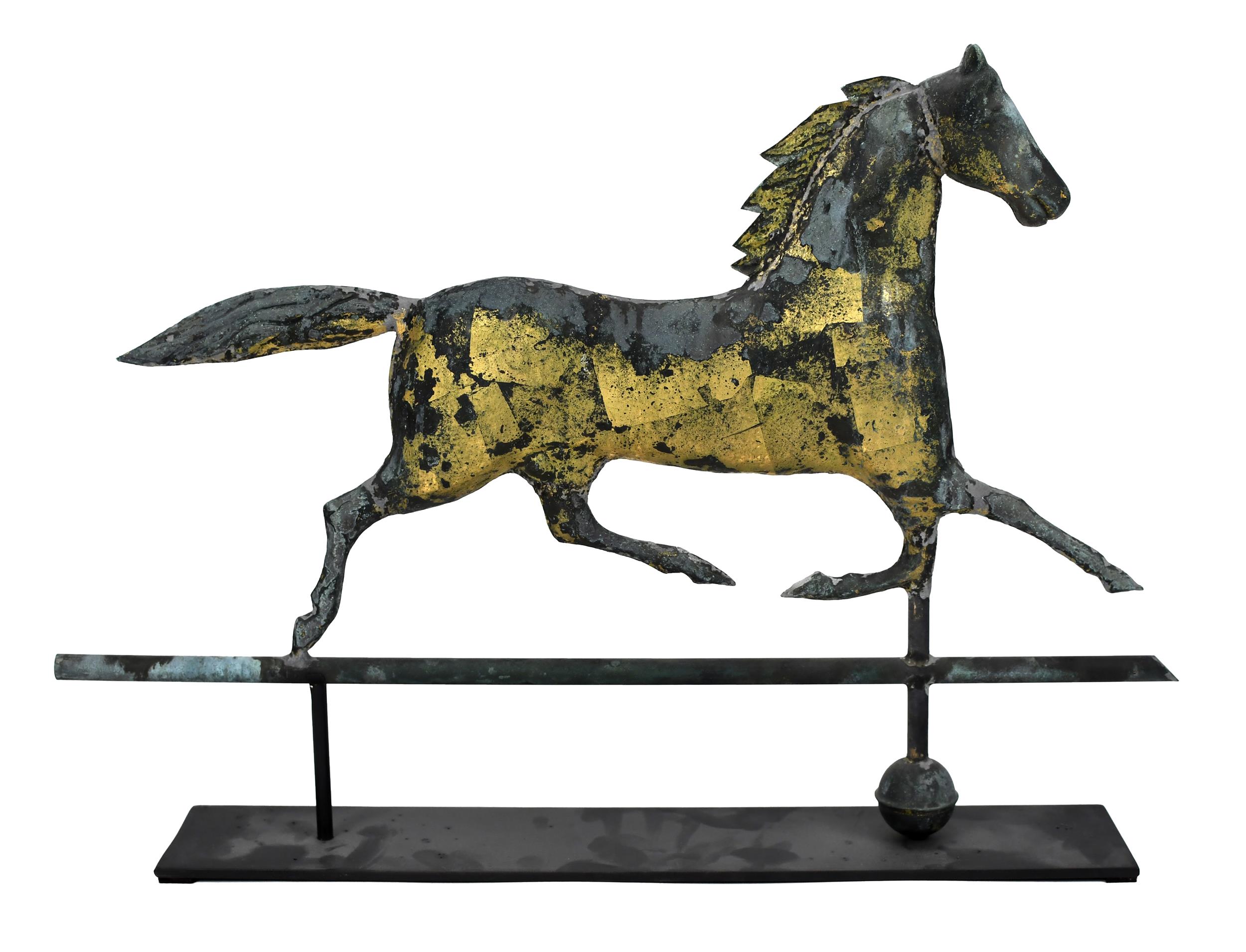 19TH C. RUNNING HORSE