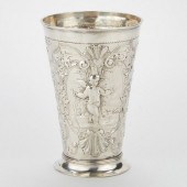19TH C. RUSSIAN SILVER BEAKER
