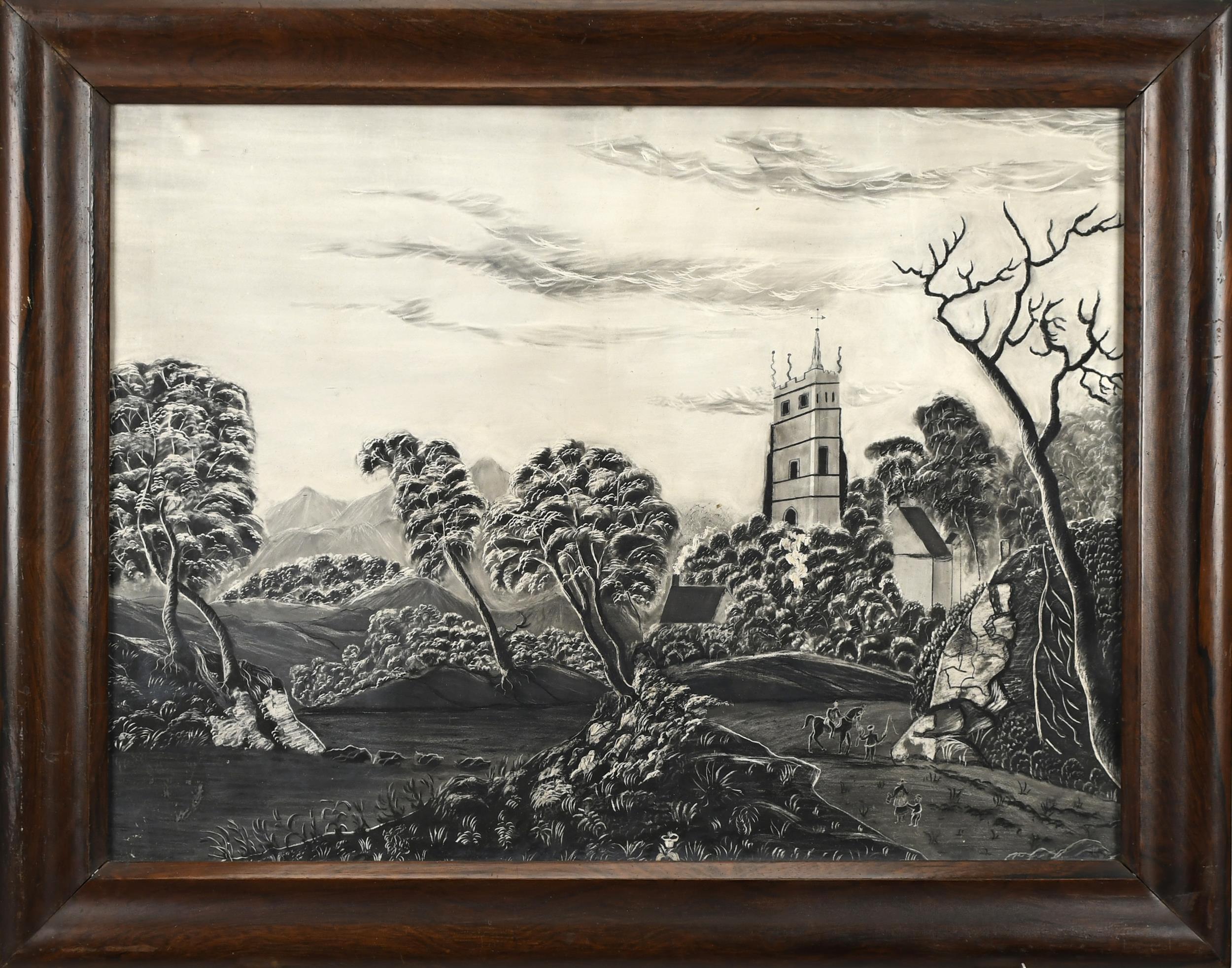 19TH C. SANDPAPER, CASTLES AND