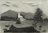 19TH C. SANDPAPER DRAWING, MOU
