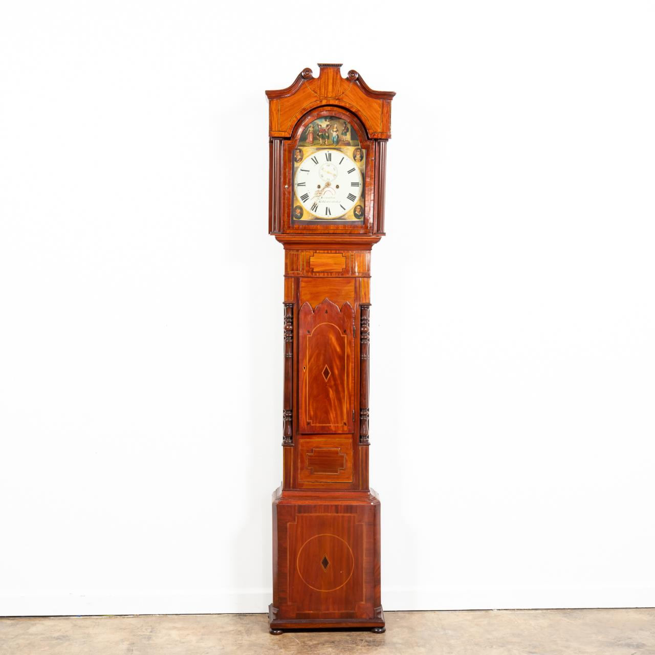 19TH C. SCOTTISH INLAID MAHOGANY