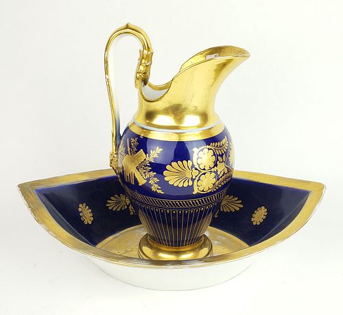 19TH C. SEVRES STYLE LARGE URN W/