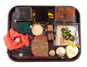 19TH C. SEWING ACCESSORIES, TH