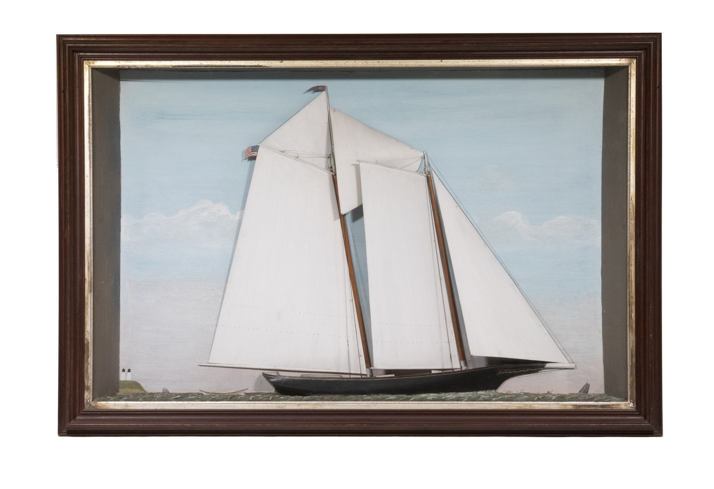 19TH C. SHADOWBOX MODEL DIORAMA
