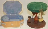 19TH C SHAKER SPOOL HOLDER WIT
