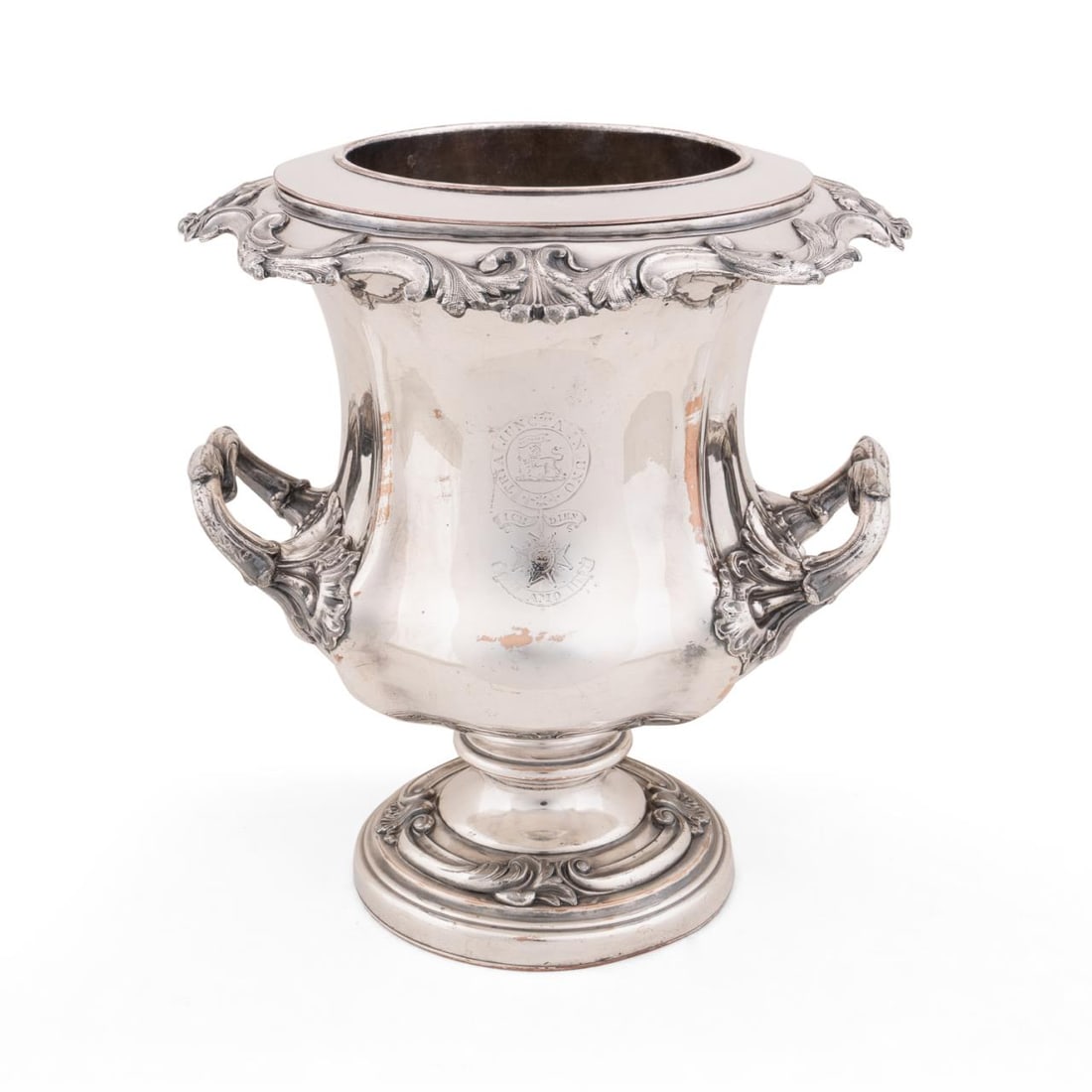 19TH C. SHEFFIELD PLATE ARMORIAL