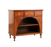 19TH C. SHERATON MAHOGANY SERV