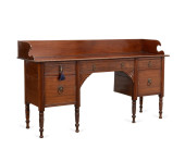 19TH C. SHERATON MAHOGANY SIDE