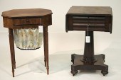 19TH C. SHERATON SEWING STAND