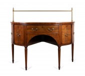 19TH C. SHERATON STYLE MAHOGAN