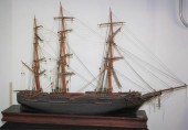19TH C SHIP MODEL OF 3 MASTED