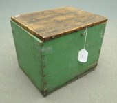 19th c. shipping box top paint