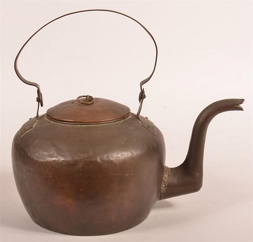 19TH C. SIGNED ADAM WOLFE COPPER
