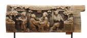 19TH C. SIGNED CARVED GEISHA A