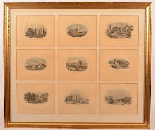 19TH C. SIGNED LITHOGRAPHS OF