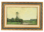 19TH C SIGNED OIL PAINTING OF