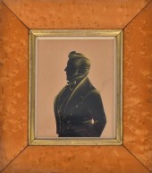 19TH C. SILHOUETTE PROFILE OF