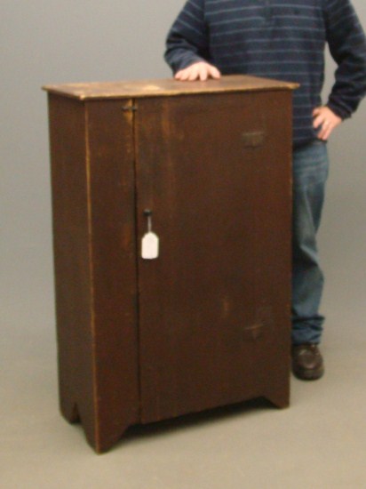 19th c. single door cupboard in old