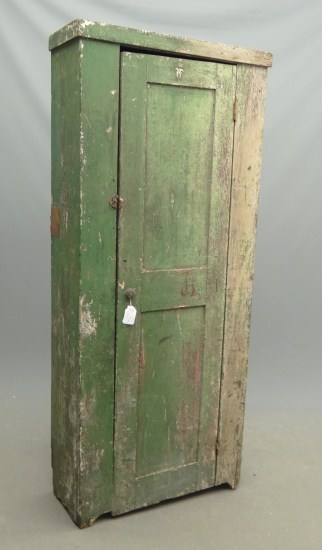 19th c. single door cupboard in