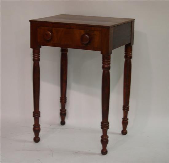 19th C. single drawer stand 