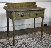 19TH C. SMOKE PAINT DECORATED