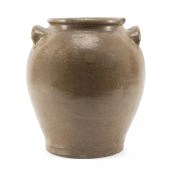 19TH C. SOUTHERN POTTERY JAR,