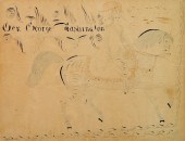 19TH C. SPENCERIAN PEN & INK D