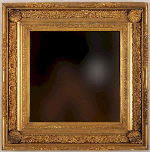 19TH C. SQUARE PICTURE/MIRROR FRAME