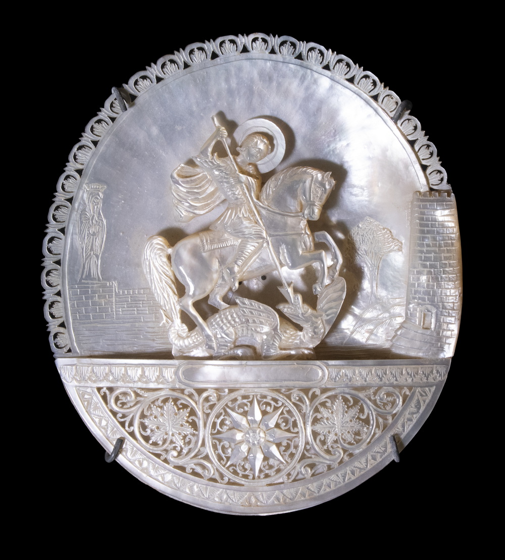 19TH C. ST. GEORGE & THE DRAGON