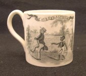 19th C. Staffordshire 2 1/2''