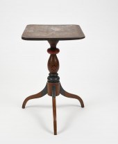 19TH C. STENCIL DECORATED FEDE