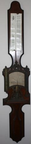19TH C STICK BAROMETER , N. M.