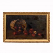 19TH C. "STILL LIFE BASKET WIT