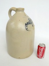 19th c. stoneware decorated ju