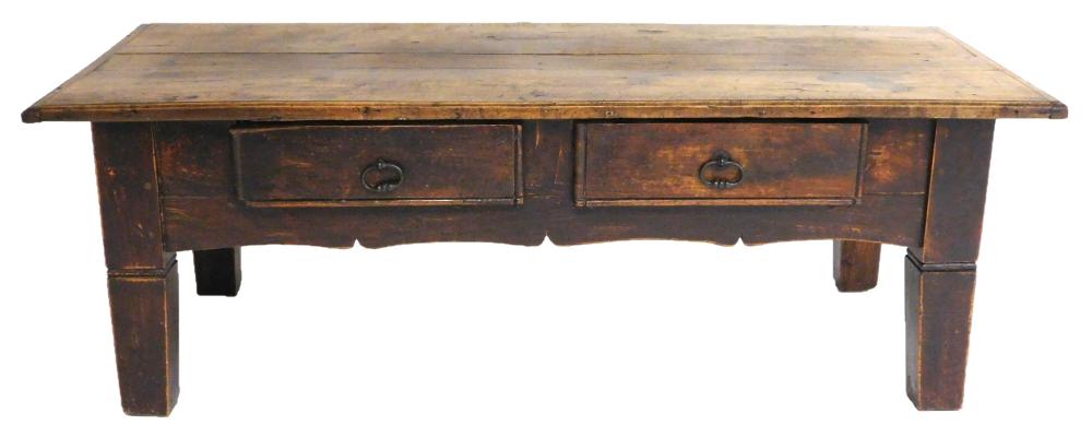 19TH C. TABLE, CONTINENTAL, REDUCED