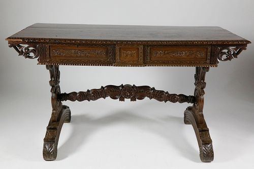 19TH C. TEAK SPANISH COLONIAL