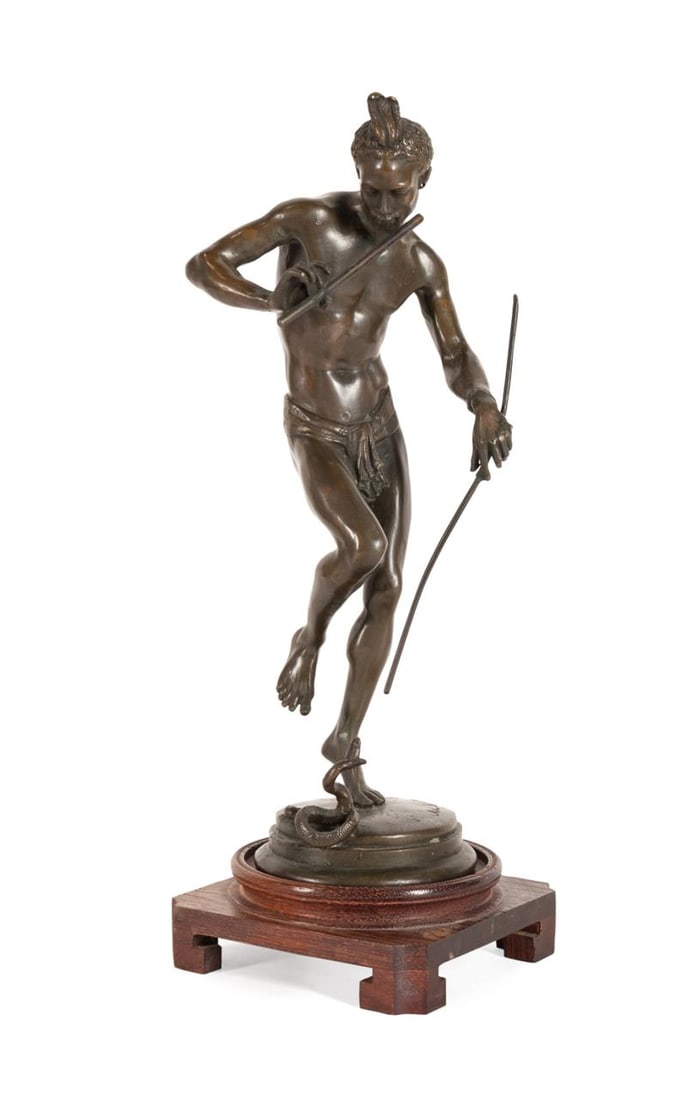 19TH C., 'THE SNAKE CHARMER',