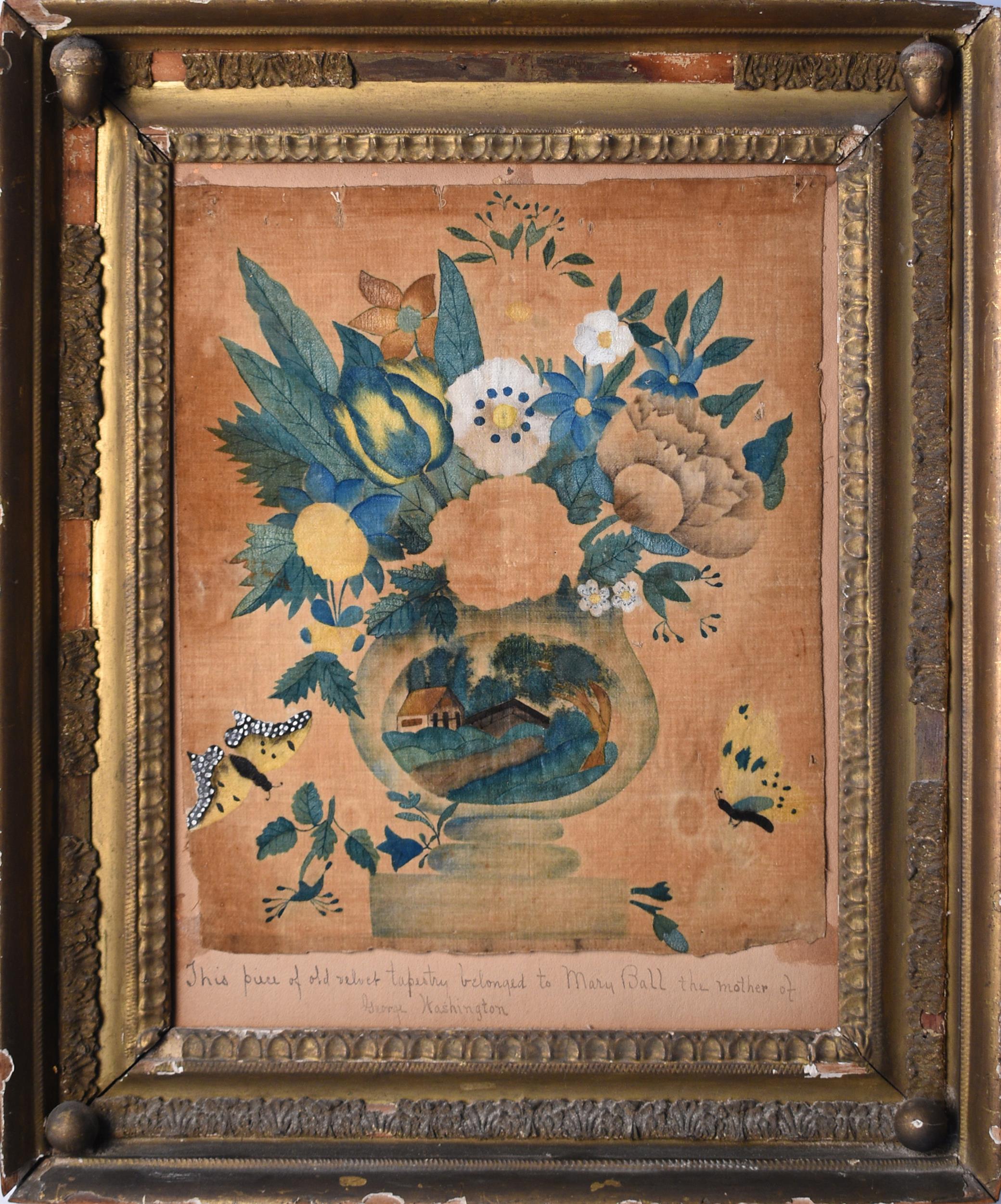 19TH C. THEOREM ON VELVET WITH