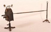 19TH C. TIN ROASTER W/ MECHANI