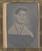 19TH C. TIN TYPE, NH PORTRAIT